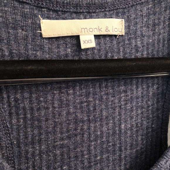 Midi Monk & Lou Tank Top Dress xxs casual style - Picture 2 of 3